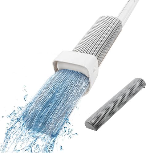 New Magic Mop, Professional Microfiber Mop Floor Cleaning System,Flat Mop with Stainless Steel Handle,Hardwood & Tile Household Cleaning Tools (Size : Mop+1 Cloth) - size: Mop+1 cloth