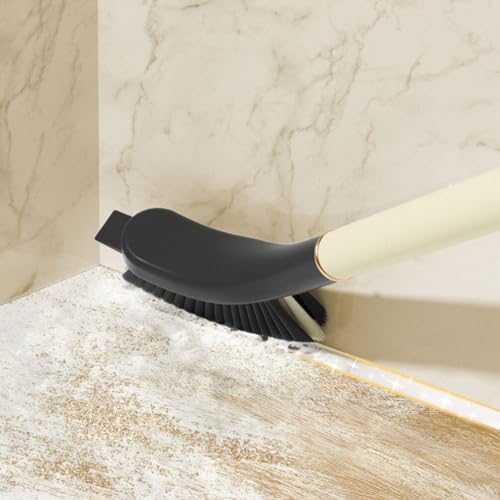 Kichvoe 2 Pack Crevice Cleaning Brush with Long Handle for Window Groove and Track Cleaning Multi-Function Scrub Brush for Kitchen Bathroom Sink and Stovetop