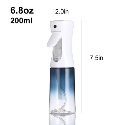 Water Spray Bottle for Hair, Continuous Spray Mist Bottle for Hairstyling Cleaning, Plants Essential Oil Hydration Makeup More, 6.8oz/200ml, Home Essentials, Gradient Red and Blue - color: Gradient Red and Blue