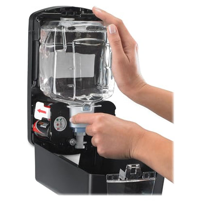 GOJO LTX-12 Touch-Free Foam Hand Soap Dispenser, Chrome/Black, for 1200 mL GOJO LTX-12 Foam Hand Soap Refills (Pack of 1) - 1919-01 - color: Chrome/Black