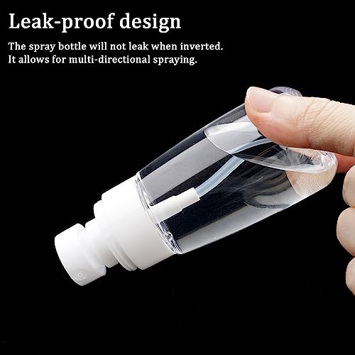 Cosywell Travel Spray Bottle TSA Approved 2oz 60ml 6 Pack Leak Proof Travel Spray Bottle Empty Small Spray Bottles for Perfume Essential Oils Toners Rose Water Cosmetics (6PCS-2PinkBlue2Clear) - color: 6 Pink×2+Blue×2+Clear×2, size: 2 oz