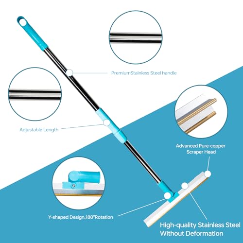 Pet Hair Remover Set, 3Pcs Pet Hair Remover Tool，Carpet Rake for Dogs & Cats Hair Removal，Carpet Rake for Pet Hair Removal, Pet Hair Removal Broom for Rug, Couch, Pet Bed, Car，Clothes, Furniture,
