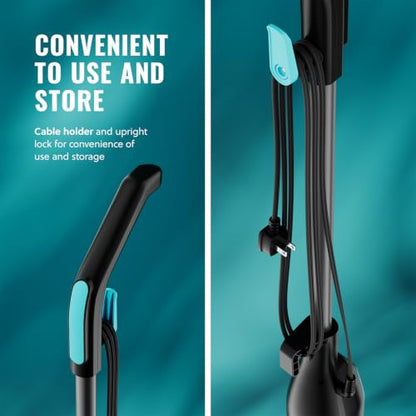 Pursteam New & Improved ScrubMaster Steam Mop with Dual Scrubbing LED Head - size: Steam Mop - ScrubMaster 2.0