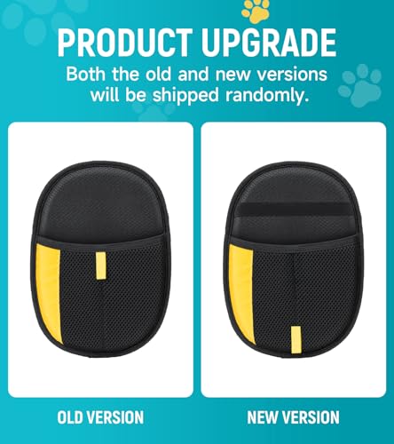 Pet Hair Removal Glove for Dogs & Cats - Upgraded Reusable Electrostatic Pet Hair Glove, Pet Hair Remover Tool for Laundry, Couch, Carpet & Car Seat, Gentle Grooming Mitt - color: 1PCS-BlackBlue