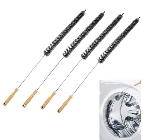 Washing Machine Cleaning Brush, 4 Pcs 27.5 Inch Length Can be Bent Freely Cleaning Brush for Household (4)