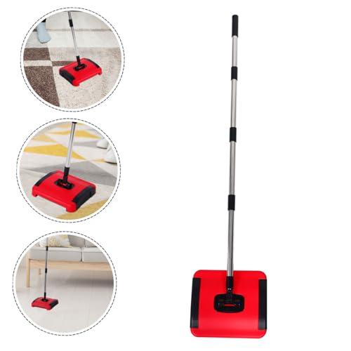 Zerodeko Hand Push Carpet Sweeper Rug Broom Carpet Cleaning Brushes Portable Dust Mop for Home Restaurant