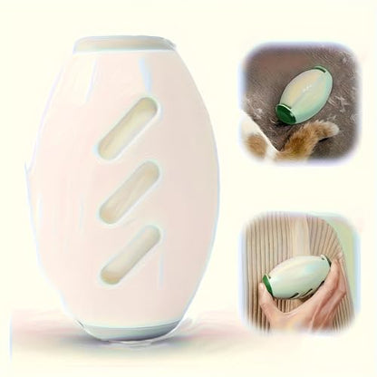 Manual Plush Roller a Reusable and Washable Pet Hair Remover with Durable Plastic Handle Powerful Dust Removal Function Battery Free for Home Use Green - color: Green