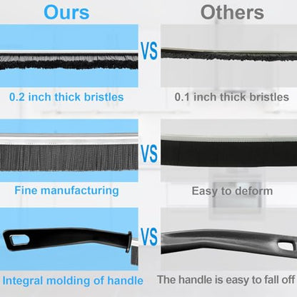 WWOYEP 3PCS Hard Bristle Crevice Cleaning Brush, Gap Cleaning Brush, Specially Used for Dead Corners in Bathrooms, Kitchens, Ceramic Tiles, and Window Grooves