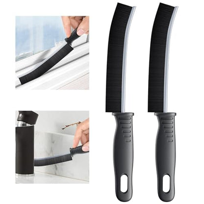 2-Count All-Purpose Deep Clean Brush Kit with Stiff Bristles for Kitchen, Bathroom, Grout, Blender Bases and Narrow Gaps