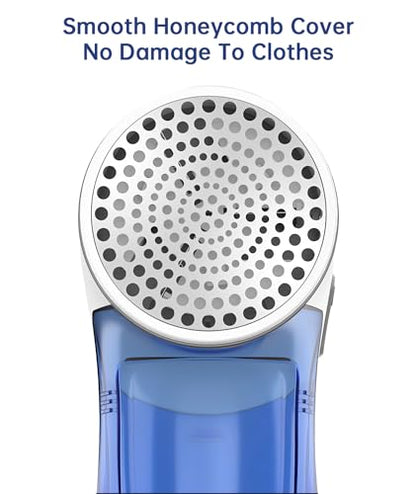 Fabric Shaver, Electric Lint Remover for Clothes & Furniture, Sweater Shaver & Pilling Remover, Depiller with 2 Extra Blades Included, Lint Shaver for Clothing - Battery Operated