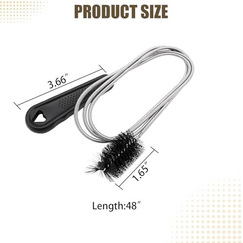 Flexible Long Sink Drainage Tool, AC Drain Cleaning Tool, Removal of AC blockages, Sink Blockage Remover, Cleaning Brush, 48 inches