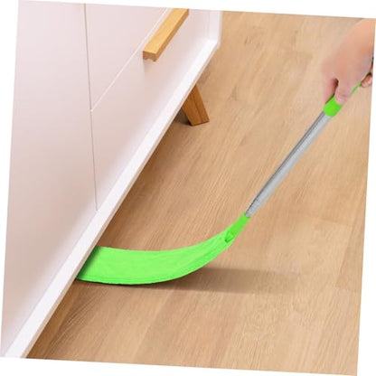 Retractable Telescoping Gap Duster with Washable Cloths Long Flat Cleaner for Under Furniture and Reach Areas for Dust Removal Ceilings and Corners - size: 43.00X7.50X0.30CM