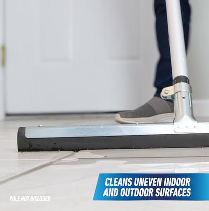 Unger Professional AquaFlex Uneven Surface Floor Squeegee, 18" (Pack of 10) - size: 18" (Pack of 10)