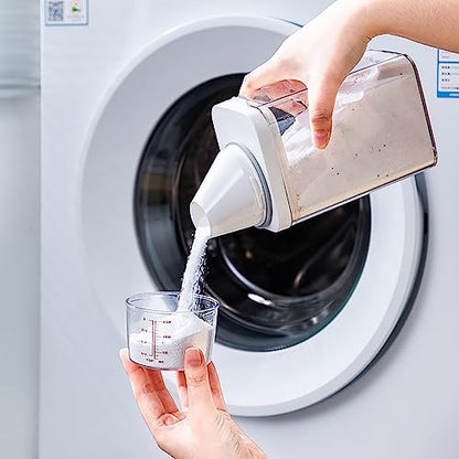 Multi-Purpose Liquid Dispenser - Spill-Proof Silicone Seal for Fabric Softener, Dish Soap & Laundry Storage (M) - color: M