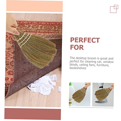 Generic Desktop Broom and Dustpan Set Short Handle Whisk Broom for Kitchen and Tabletop Cleaning Compact Dust Brush for Home and Office Use 1PCS