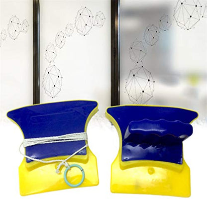 AnHua 1 Set Double Sided Magnetic Window Cleaner Sponge Glass Wiper Cleaning Washing Brush Tool Household Cleaning Tools