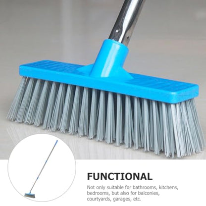 Ciieeo Long Handle Scrub Brush with Stiff Bristles Floor Brush Scrubber for Bathroom Shower Tile Cleaning Tool Suitable for Indoor Outdoor Use