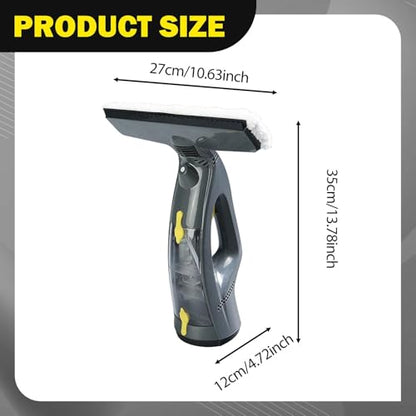 Window Cleaner Handheld Electric Cordless Window Vacuum Squeegee Glass Cleaner Portable Cleaning Tool Use for Office Car Kitchen
