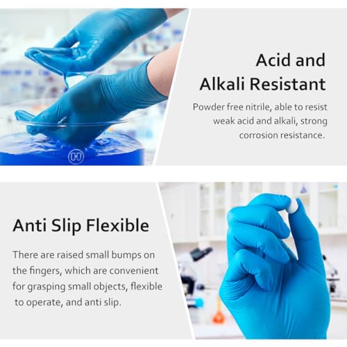 Ergonomic Disposable Nitrile Glove Lining, High Elasticity - size: Medium