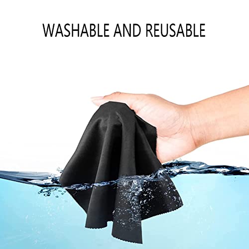 Extra Large Glasses Cleaning Cloths(12"x 12") for Eyeglasses,Sensitive Optics, Electronic Screens, Cell Phones,Lens,Glasses, Camera Lenses| Eyeglass Cleaner Cloths Wipes for All Delicate Surface