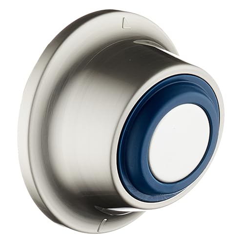 Magnetic Docking Go-Anywhere Wall Bracket for Magneton Hand Shower & Combo Systems - Instant & Secure Tool Free Mount on Any Bath Tile, Tub, Glass Door Surface - Top American Brand - Nickel Finish - color: Nickel