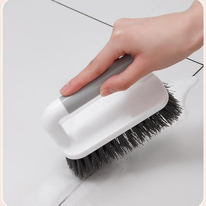 Scrub Brush, Heavy-Duty Scrub Brushes for Cleaning with Stiff Bristles Cleaning Brush for Shower, Bathroom, Carpet, Kitchen and Bathtub Scrubber, Gray