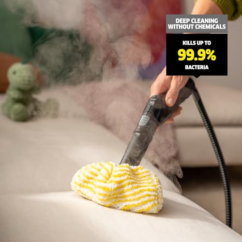 Kärcher Steam Cleaner, Multi Purpose, Power Steamer, Chemical-Free, 40 Sec Heat-Up, for Grout, Tile, Hard Floors, Appliances & More - SC 3 Easy Fix - style: SC 3 EasyFix