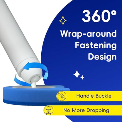 Newlonis® Disposable Toilet Brush Refills, 48 Pcs Cleaning Scrubbers, Not Compatible with Other Brands - color: 48 Refills