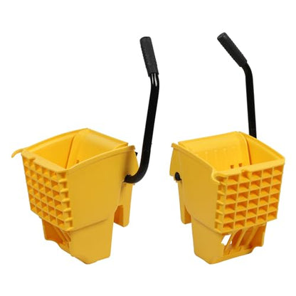 Plastic Prince Mop Wringer Only Side Press Wringer Replacement for Plastic Prince 26-Quart or 35 Quart Commercial Mop Bucket on Wheels, Yellow Pack of 2