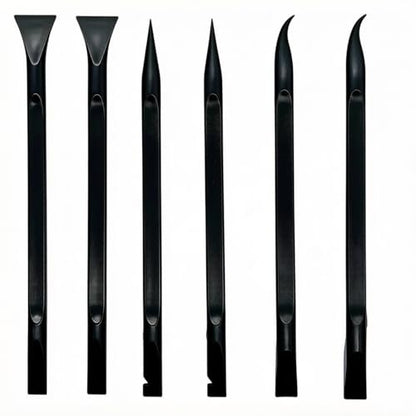 Car Detailing Tools Scraper Small Plastic Scraper Tool, Used in Narrow Spaces and Gaps, Perfect for Removing Oil Stains, Labels, Dirt, Cleaning Car Interior Details(6Pcs scrapers) - color: 6pcs Scrapers