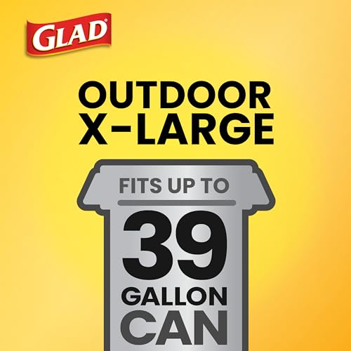 Glad Large 30 Gallon Trash Bags, Unscented Heavy Duty Garbage Bags, Forceflex with Drawstring, 30 Count (Packaging May Vary) - size: 30 Count (Pack of 1)