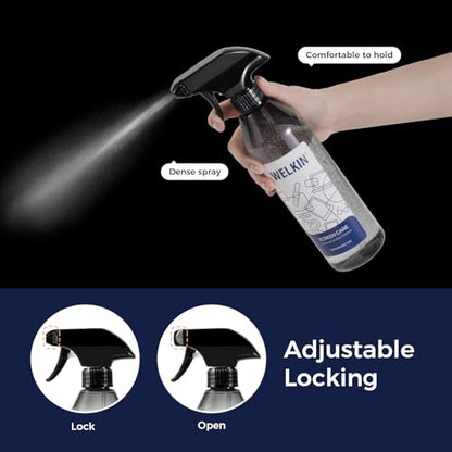 WELKIN Screen Cleaner Spray Kit (550ml + 60ml) - Cleaning Gel for TV, Laptop, Computer, Phone Touchscreen -2 Sprayers，1 Microfiber Cloth & 1 Glass Wipe - size: Gel Kit