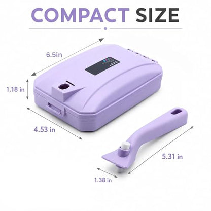 Handheld Carpet and Sofa Brush Non-Slip Pet Hair Remover Fur Roller Multi-Purpose Fabric Cleaner for Home Office Travel Random Color Shipping