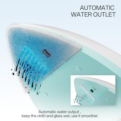 Magnetic Glass Cleaner Tools - Double sided Windows Glass Cleaner Wiper for (16-25mm) Double Glazing with Water Storage Room Windshield Cleaner Tool for High-rise (Green)