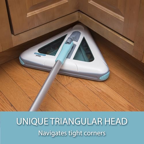 Zippi Sweeper Standard - 2025 New and Improved Lightweight Sweeper, Perfect for Short Carpet Hardwood and Tile, Triangular Design Allows for Sweeping in Corners, 30 Minutes Cleaning Time - style: Zippi Sweeper Standard