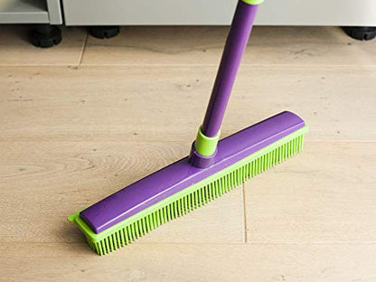 York Fitness Rubber Broom with Telescopic Handle York Prestige, zzzz-s, Multicolor