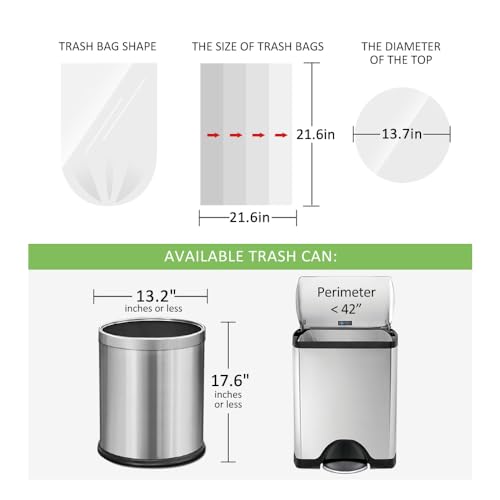 5 Gallon 180 Counts Small Strong Trash Bags Garbage Bags by RayPard, fit 18-20 Liter, 4.5-5,5.3 Gal trash Bin Liners for Home Office Kitchen Bathroom Bedroom, Black - style: 180-5 Gallon-Black