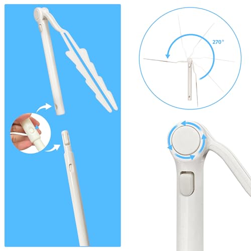 KEUYE Replacement Handles Compatible with Swiffer Duster Refill, Extended Handle, Adjustable Length Handles only (1pcs)