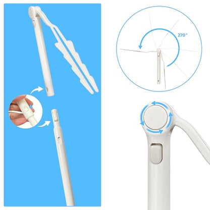 KEUYE Replacement Handles Compatible with Swiffer Duster Refill, Extended Handle, Adjustable Length Handles only (1pcs)