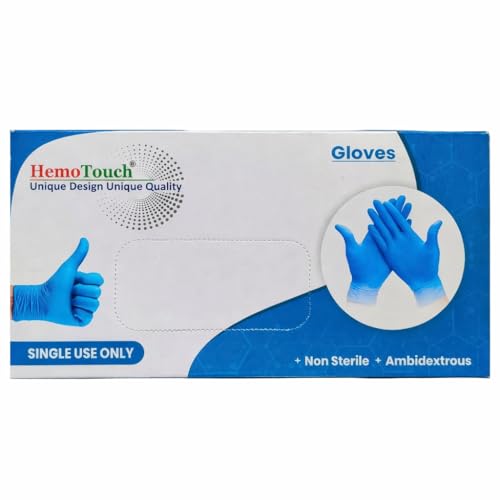 houshold purpose gloves Non Sterile Gloves 100 Pcs. Multipurpose(Medium-black)