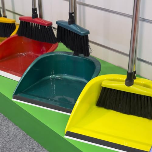 Angoily 4Pcs Dustpan Rubber Strip, 10.23" Dust Pan Lip Replacement, Silicone Edge Protectors, Black Refill Insert for Broom Sweeping Garbage Shovel - size: 26X2.3CM