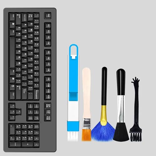 5PCS Digital Cleaning Brush Set, dust Removal Gap Brush, Suitable for laptops and Mobile Phones, Combination - color: Combination