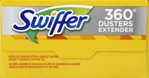 Swiffer Duster Kit with 3 ft Extendable Handle, Heavy Duty Dusting Starter Kit with 3 Refills, for Ceiling Fans, Vents and Hard to Reach Places (Pack of 6) - size: 4 Piece Set (Pack of 6)