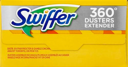 Swiffer Duster Kit with 3 ft Extendable Handle, Heavy Duty Dusting Starter Kit with 3 Refills, for Ceiling Fans, Vents and Hard to Reach Places (Pack of 6) - size: 4 Piece Set (Pack of 6)