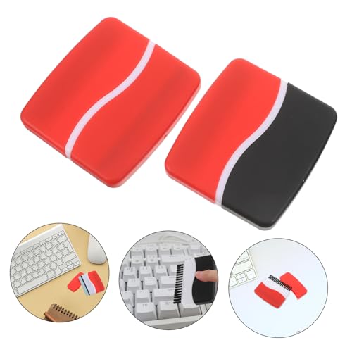 ORFOFE 3pcs Multi-Function Keyboard Brush Set Dual Head Phone Computer Screen Portable Electronics Cleaning Brush for Laptop Keyboard Phone for Home Travel