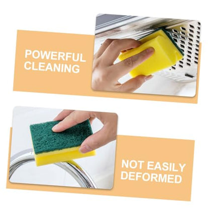 LIFKOME 10pcs Scrub Pads Non-Scratch Sponge Cleaning Pads for Kitchen and Dish Washing Versatile for Utensils Pots Tableware Cleaning