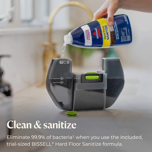 Bissell® SpinWave® + Vac Cordless, Hard Floor Spin Mop + Vacuum, Lay-Flat, Multi-Use Cleaning, Hard Floor Sanitize Formula Included - style: Cordless + Vac
