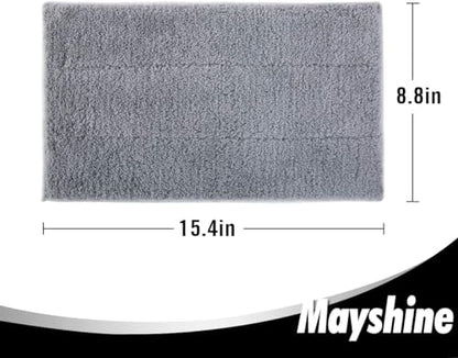 MAYSHINE 12 Pack Microfiber Head Flip Mop Refill Washable Pads Cleaning Replacement for Wet Mop and Dry Dust Mop, Machine Washable, 15.4 X 8.8 Inches, All Surface Cleaning - size: 12 Pack