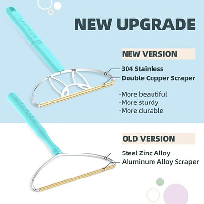 Flex MAX & Pro Pet Hair Remover Kit By LINTPLUS - Dog & Cat Hair Removal Tool for Furniture, Carpets, Rugs & Couches - Easy to Use, Reusable Carpet Scraper for Pet Hair - size: Max,Pro