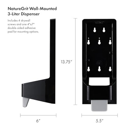 NatureGrit Wall-Mounted 3-Liter Dispenser